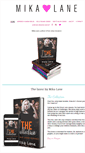 Mobile Screenshot of mikalane.com